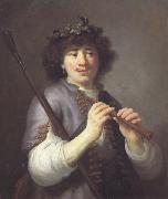 Govert flinck Rembrandt as a shepherd (mk33) oil painting artist